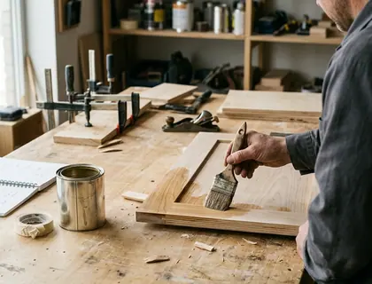 Building a Moisture Barrier Across the Plywood Core
