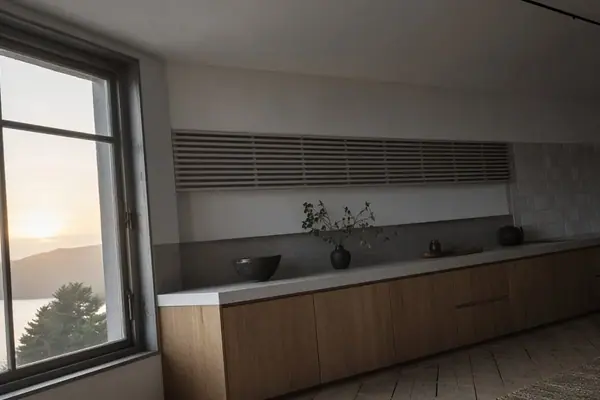 Plan a Ventilated Appliance Wall for a Scandinavian Kitchen